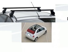 Barre Portatutto Acciaio per Fiat 500 Cabrio anno 2009 Made in Itali
