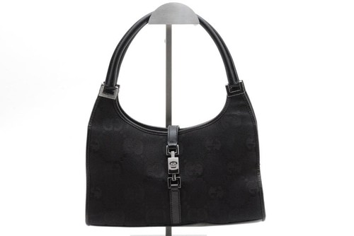 Borsa gucci jackie nera tela - gucci,