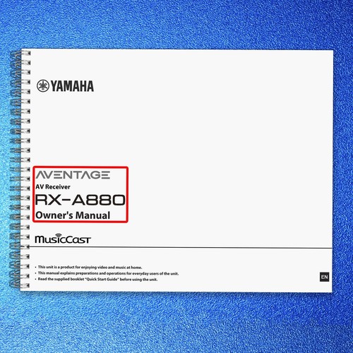 Yamaha aventage a880 - yamaha, rx-a880