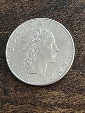 1977 Italy 50 Lire Lira Actual