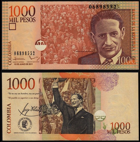 Colombia 1000 pesos - colombia, (p456n)