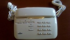Telefono fisso PARTNER MASTER 9509084351 BIANCO vintage Phone White funzionante