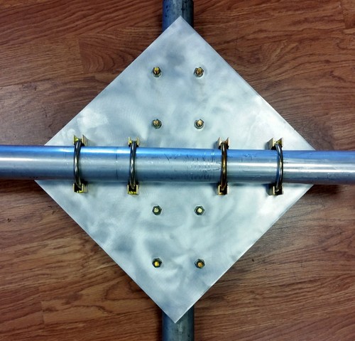 Albero piastra antenna - , in