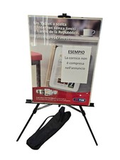 Cavalletto pieghevole metallo esposizione Quadri Menù Pubblicità Lavagne Ufficio