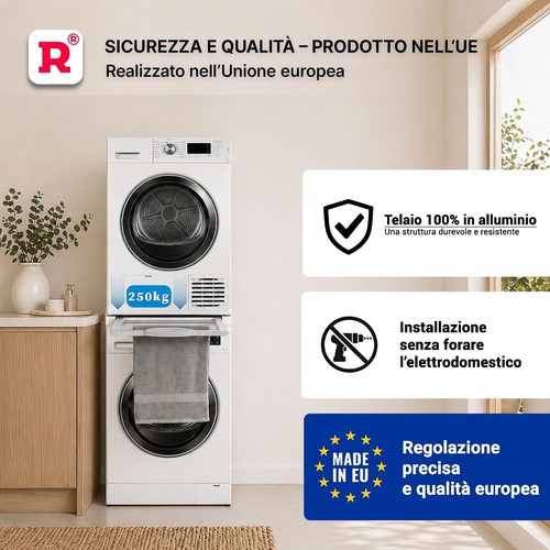 Kit sovrapposizione lavatrice - kit,