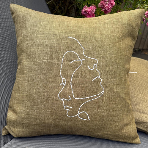 Linea art faces persone - art,