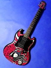 Electric guitar Epiphone SG G-310 Emily the strange - people are strange