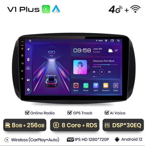 Radio din per smart 453 - 2,
