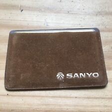 Calcolatrice elettronica solare scheda Sanyo CX20 vintage anni 80 con custodia made in Japan