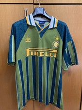 RARE Maglia Shirt Trikot Camiseta Fc Inter Umbro third 1995/96 Vintage Signed