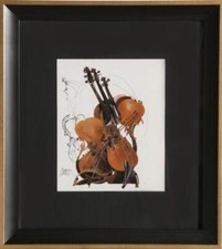 Arman, Violino 4, disegno