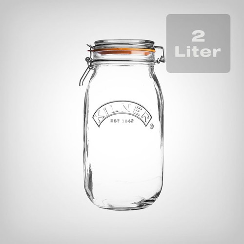 Kilner bicchiere sveglia con - bicchiere,