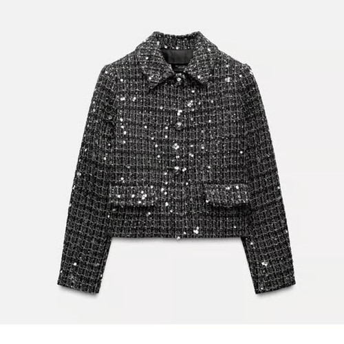 Giacca zara con paillettes - con,