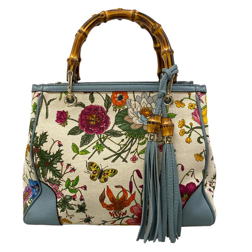 Gucci shopper bambù - shopper, bambù,