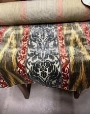 Tessuto Soprarizzo Veneziano Costruito Su Telaio A Mano . L59 Cm €150 Al Metro