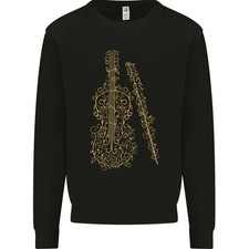 Un Violino Cello Bambini Felpa