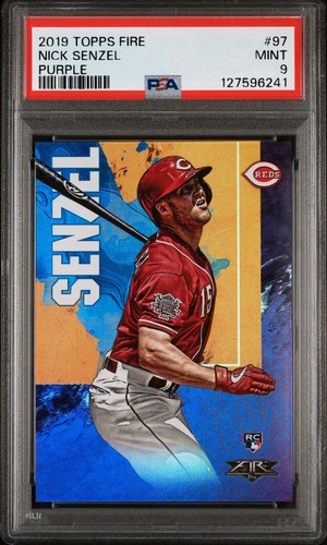 2019 topps fire - fire, nick