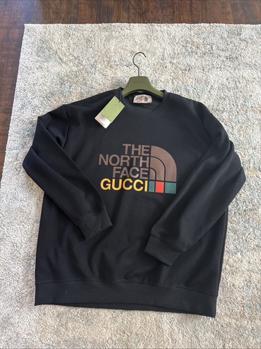 Gucci north face crew - face, neck