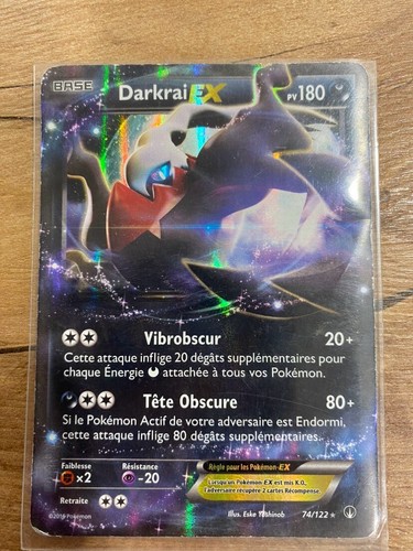 Carte pokémon darkrai 2016 - darkrai, ex