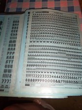 JJ. NOS Letraset Lettering 10