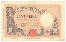 Regno d'Italia - Vittorio Emanuele III  - 100 Lire Grande B 1942