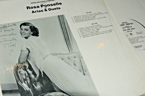 Rosa ponselle arias duets - rosa,