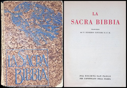 Sacra bibbia tintori - bibbia,