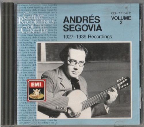 Andres segovia 1927 1939 - andres, segovia: