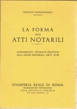 Santarcangelo, La forma degli atti notarili