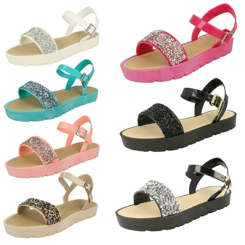Sandaletti flatform glitter - sandaletti,