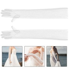  1 paio di guanti in tulle