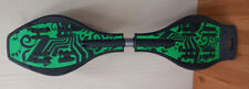 WAVEBOARD VERDE Y NEGRO, SKATE, MONOPATIN GIRATORIO DE 2 RUEDAS, NUEVO, 2º