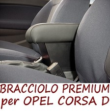Bracciolo Premium per  OPEL CORSA D -MADE IN ITALY -appoggiagomito-poggiabraccio
