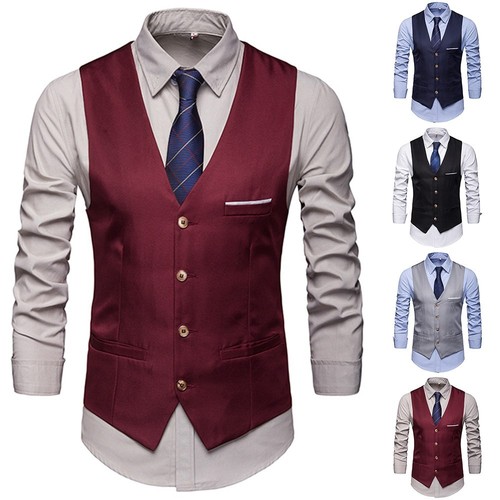 Gilet senza colletto elegante