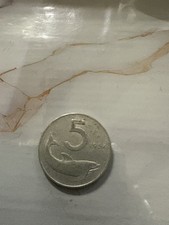 5 LIRE DELFINO ITALIANA