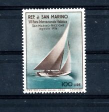 SAN MARINO 1956 FIERA INTERNAZIONALE SAN MARINO RICCIONE ** GOMMA INTEGRA MNH VF