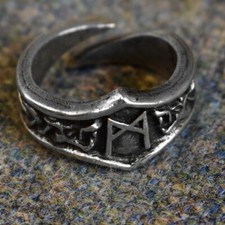 Anello Mannaz per Lettera M