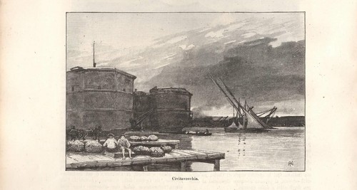 Stampa antica civitavecchia - stampa,