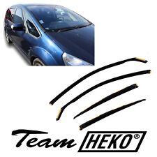 Deflettori Aria Per Ford S-Max 2006-2011 5-Porte Set 4 Antiturbo Antivento Heko