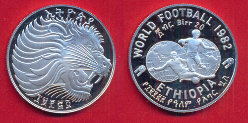 Moneta etiopia birr 1982 - etiopia,