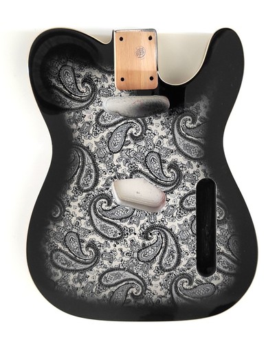 Corpo telecaster nero paisley - telecaster,