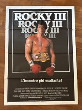 SS,MANIFESTO,2F,ROCKY III 3,Sylvester Stallone PUGILATO BOXE POSTER