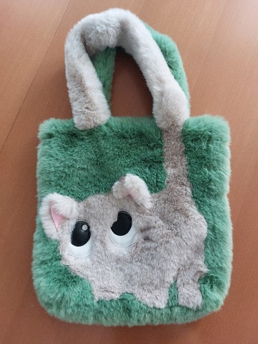 Borsa ecopelliccia big eyes - in,