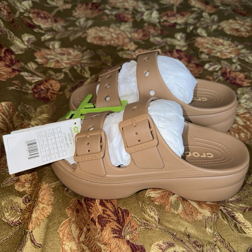 Crocs sandali donna marroni