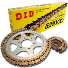 Kit catena DID acciaio 525VX3