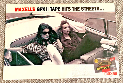 Maxell gpx2 tapes frameable - maxell,
