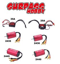 Surpass Hobby Combo brushless motor 2430/35/40/45 + Esc 25/35A for 1/16- 1/18 RC