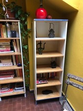 DUE PICCOLE LIBRERIE IKEA BIANCHE SPAZIO CONTENUTO