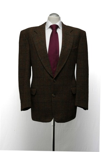 Harris tweed giacca verde - harris,