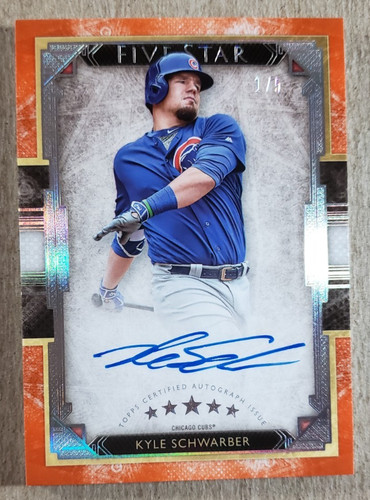 Autografo 2018 topps five - autografo, star